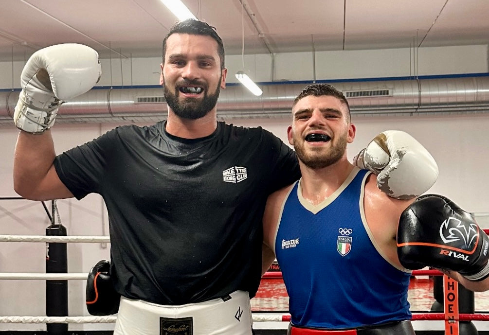 LIZZI IN SPARRING CON VIANELLO E FARAONI