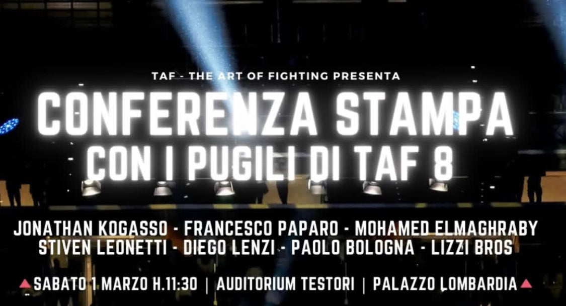 COME PARTECIPARE ALLA CONFERENZA STAMPA DI TAF8