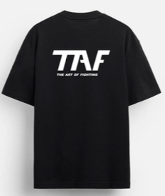 T-SHIRT TAF OVERSIZE - BLACK