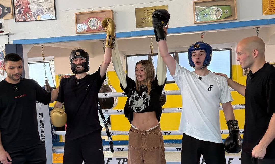 Alessia Lanza e i Dieffe sul ring con Elmaghraby e Hermi