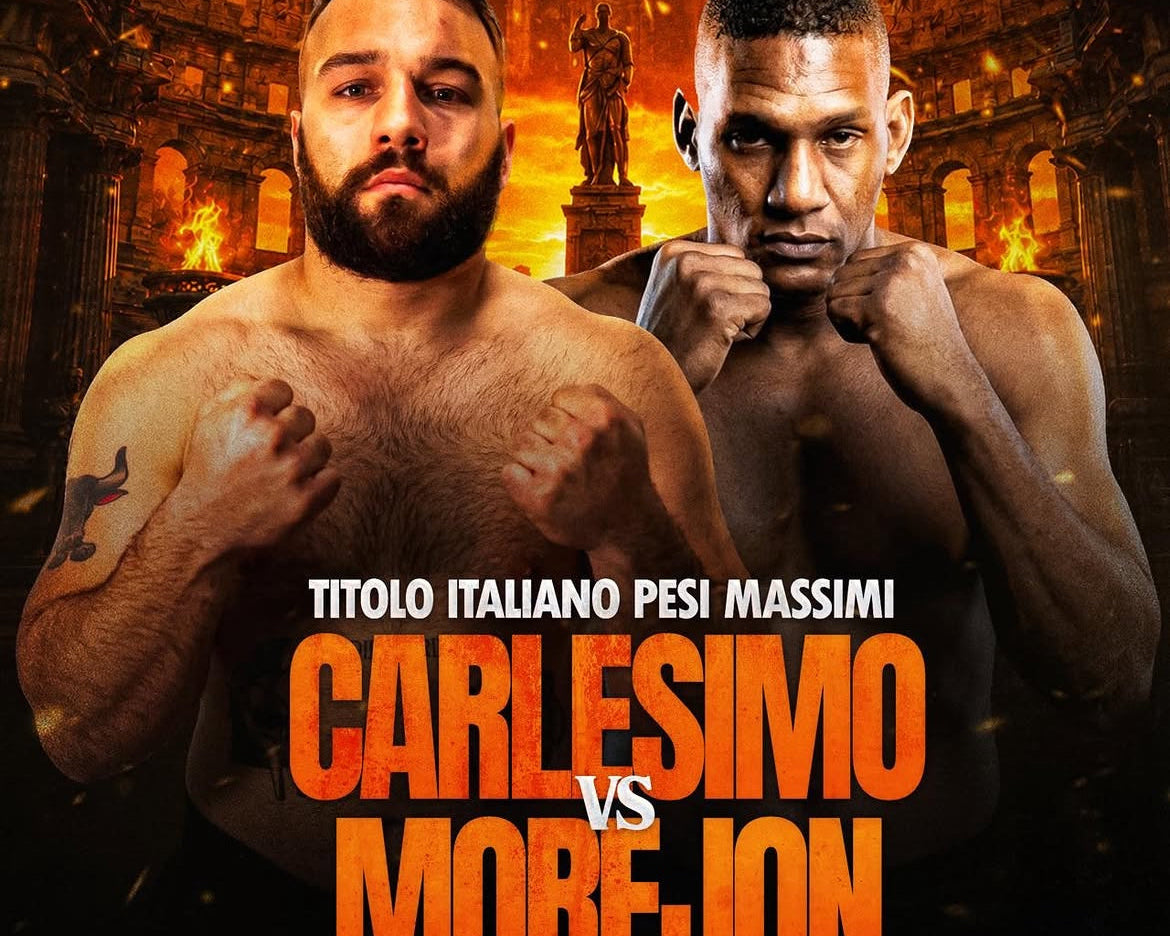 CARLESIMO VS MOREJON - TITOLO ITALIANO PESI MASSIMI
