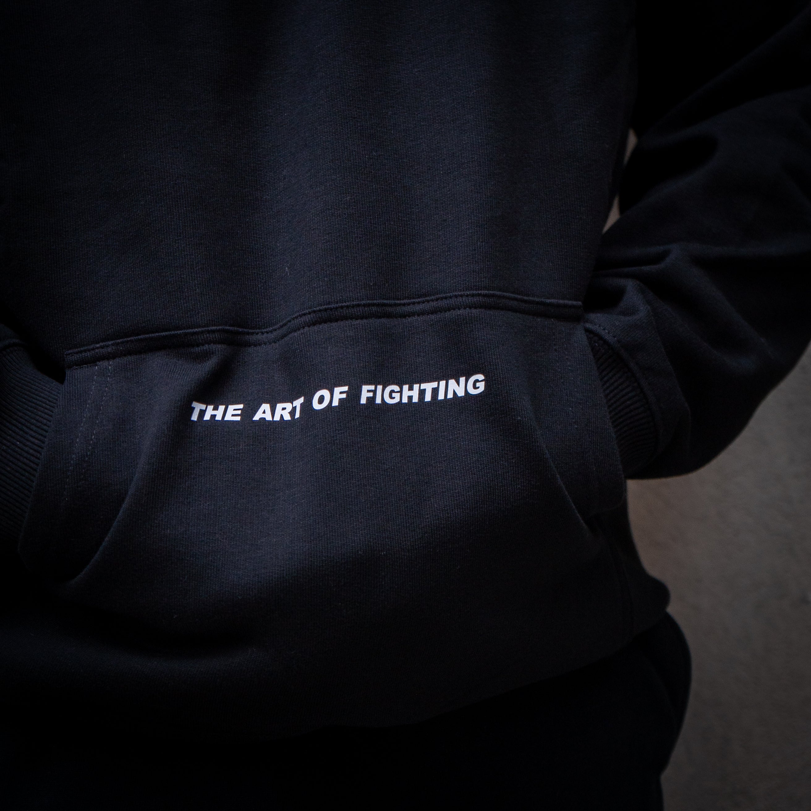 FELPA TAF OVERSIZE CAPPUCCIO - NERA