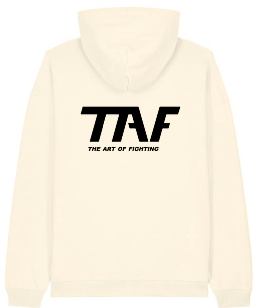 FELPA TAF OVERSIZE CAPPUCCIO - CREMA