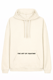 FELPA TAF OVERSIZE CAPPUCCIO - CREMA