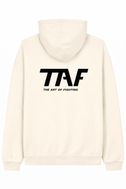 FELPA TAF OVERSIZE CAPPUCCIO - CREMA
